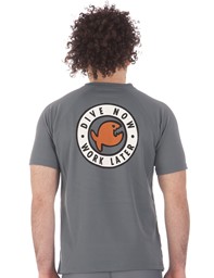 Zeige Details für IQ Classic T-Shirt  Dive Now - grey Bild von IQ Classic T-Shirt  Dive Now - grey